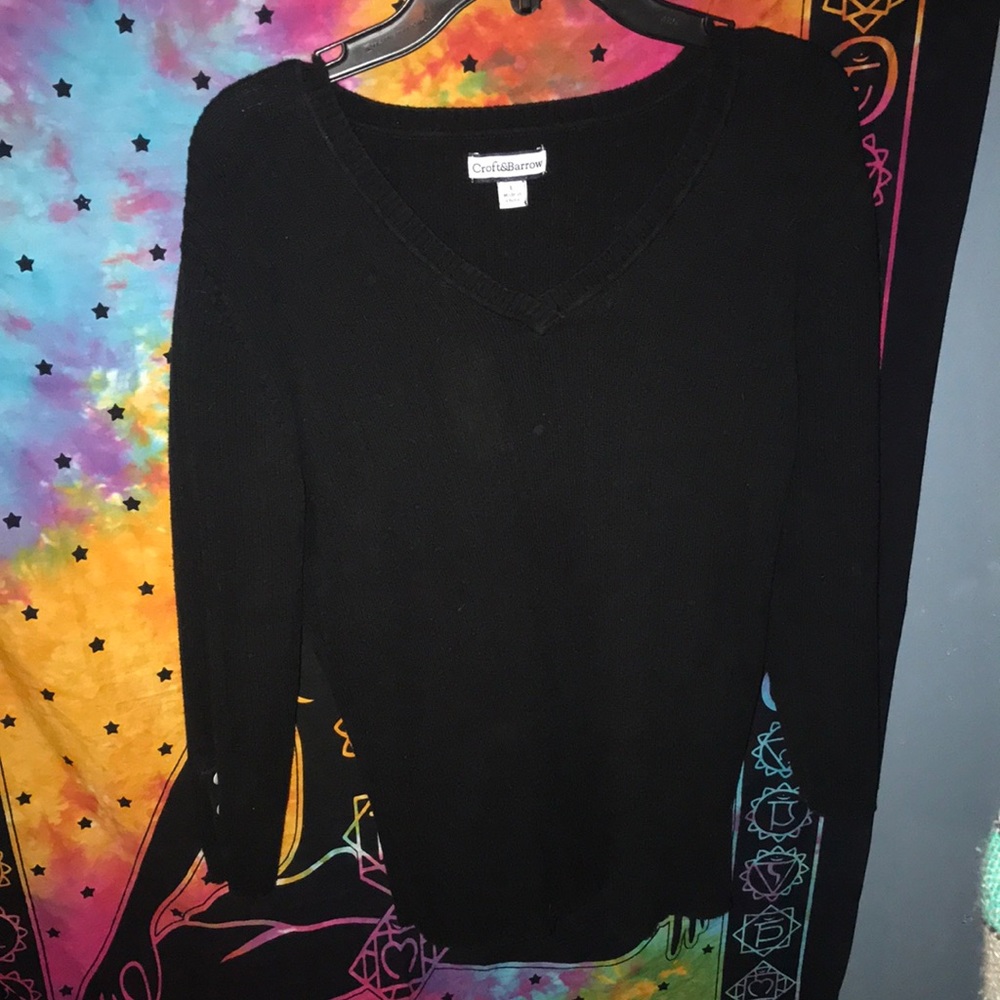 V-neck sweater